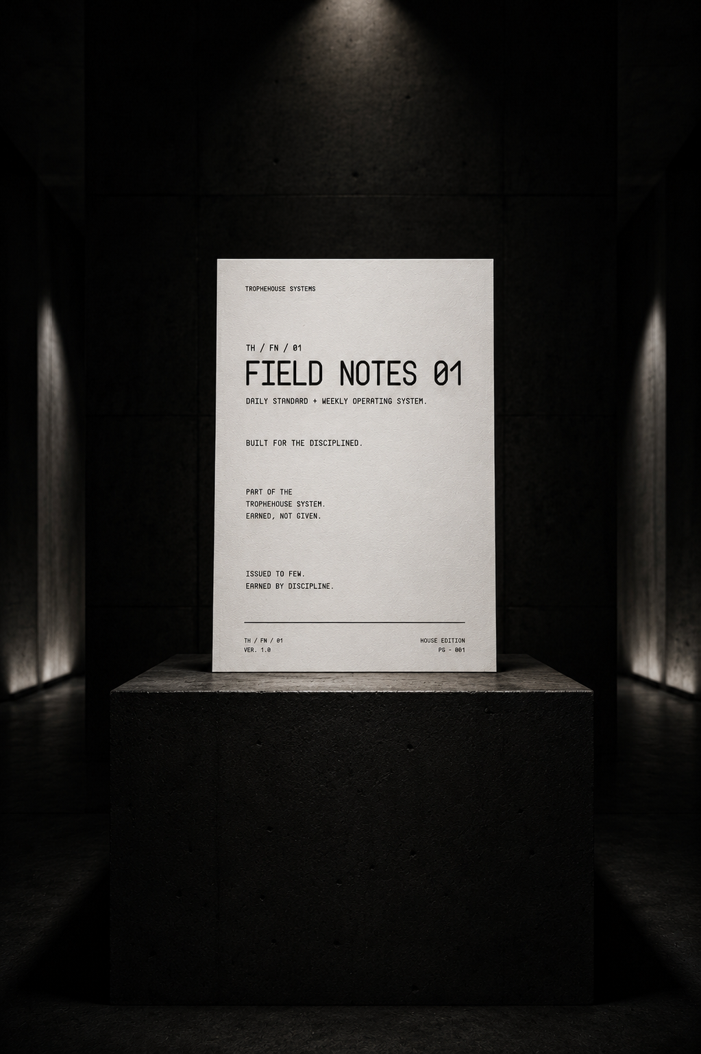 FIELD NOTES 01 — FREE DAILY OPERATING SYSTEM