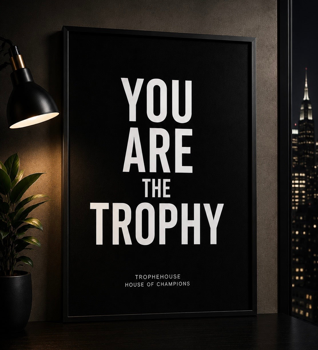 You Are The Trophy Poster